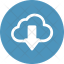 Cloud Cloud Computing Down Arrow Icon