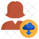 Cloud Software User Icon