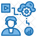 Application Cloud System Online Icon