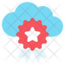 Cloud Badge Icon