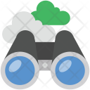 Cloud Binocular Icon