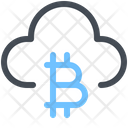 Cryptocurrency Cloud Icon