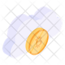 Cloud Money Cloud Bitcoin Cloud Crypto Icon