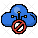 Cloud Block Cloud Banned Cancel Icon