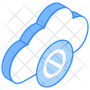 Cloud Block Block Storage Data Blocking Icon