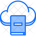 Book Cloud Online Icon