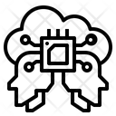 Cloud Brain  Icon