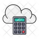 Calculator Cloud Storage Icon