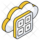 Cloud Calculator Icon
