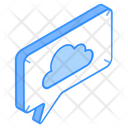 Message Storage Cloud Chat Cloud Message Icon