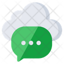 Cloud Chatting  Icon