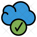 Cloud Complete Data Icon