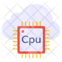 Cloud Cpu Cloud Processor Cloud Chip Icon