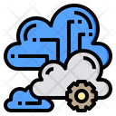 Cloud Cluster  Icon