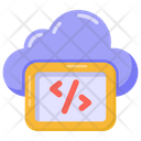 Cloud Programming Cloud Coding Cloud Development Icon