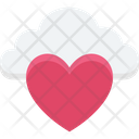 Cloud Computing Heart Online Love Icon