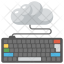 Cloud Keyboard Technology Icon