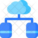 Cloud Network Pair Icon