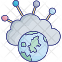 Cloud Connection Connection Global Association Icon