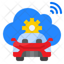 Cloud Control Car Icon