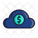 Cloud Fintech Solutions Financial Icon