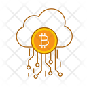 Cloud Crypto Cloud Bitcoin Cryptocurrency Icon
