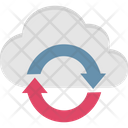 Cloud Data Cloud Processing Data Processing Icon