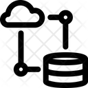 Cloud Data Base Icon