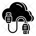 Cloud Data Cable  Icon