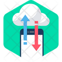 Cloud data fetch  Icon