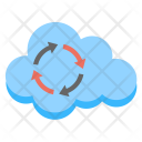 Cloud Data Processing Icon