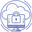 Cloud Data Security Cyber Security Internet Security Icon