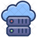 Cloud Data Server Cloud Computing Cloud Hosting Icon