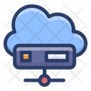 Cloud Data Server Cloud Computing Cloud Technology Icon