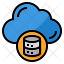 Cloud Data Server Icon