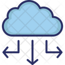 Cloud Data Store Cloud Data Transfer Cloud Storage Icon