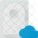 Cloud Data Synchronize In Harddisk Icon