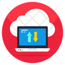 Cloud Data Transfer Icon