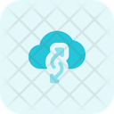 Cloud Data Transfer Two Cloud Data Transfer Cloud Transfer Icon