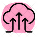Cloud Data Upload Two Icon