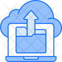 Cloud Data Uploading Icon