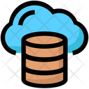 Cloud Big Data Storage Icon