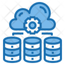 Database Cloud System Online Icon