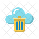 Trash Bin Cloud Icon
