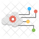 Cloud Network Development Icon