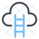 Cloud Development Network Storage Icon