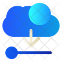 Cloud Data Download Icon