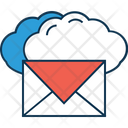 Cloud Email Cloud With Email Letter Icon