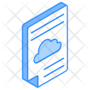 Cloud File Cloud Data Cloud Document Icon