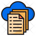Cloud File Data Icon